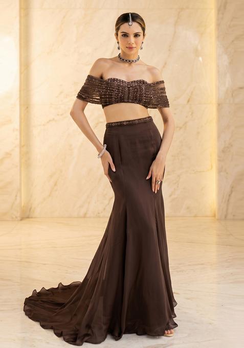 Brown Handwork Fusion Set