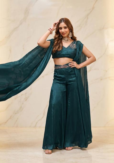 Dark Green Handwork Fusion Set