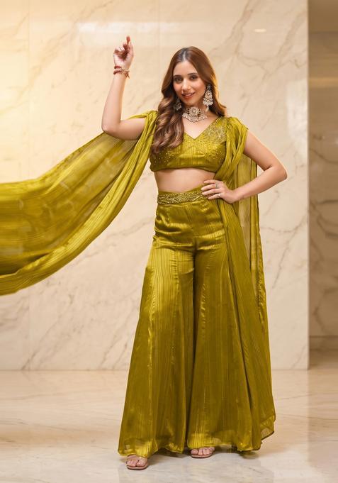 Lime Green Handwork Fusion Set
