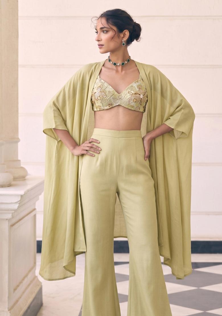 Pistachio Green Fusion Set - Indya