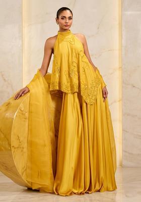Yellow Handwork Fusion Set
