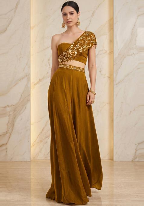 Mustard Handwork Fusion Set
