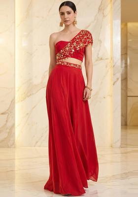 Red Handwork Fusion Set