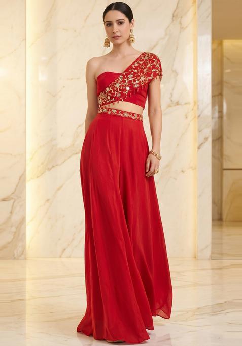 Red Handwork Fusion Set