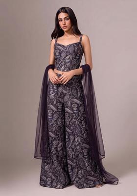 Deep Purple Brocade Fusion Set