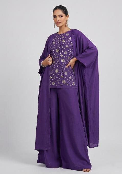 Purple Printed Tissue Fusion Set
