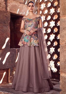 Mauve Solid Silk Fusion Set