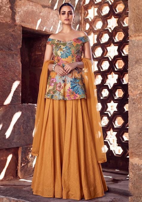 Mustered Yellowsilk Blend Solid Fusion Set