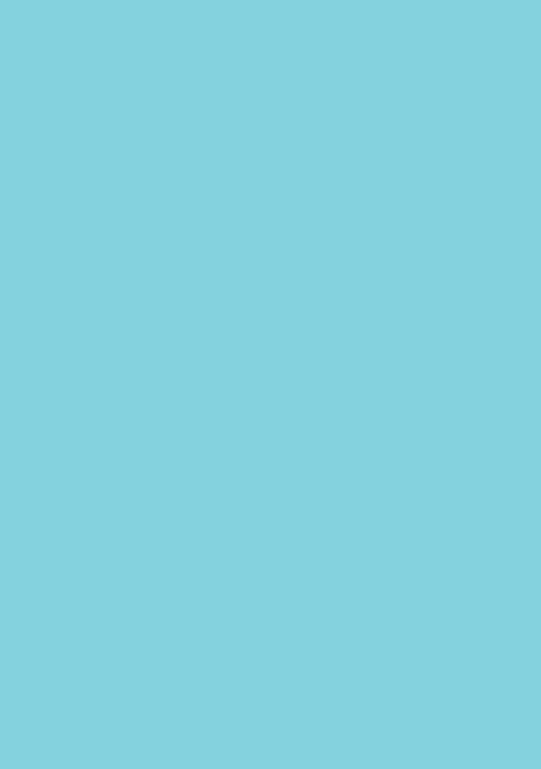Turquoise Blue Printed Viscose Fusion Set - Indya
