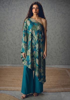 Teal Printed Tissue Fusion Set