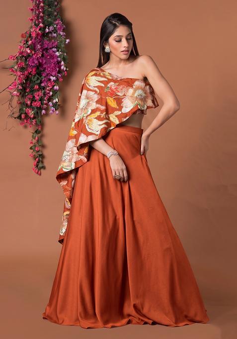 Rust Printed Chinon Fusion Set