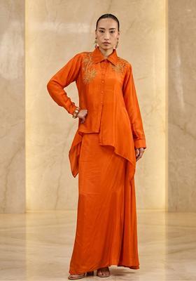 Orange Handwork Fusion Set