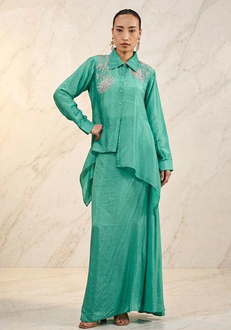 Mint Green Handwork Fusion Set
