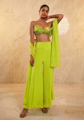 Lime Green Handwork Fusion Set