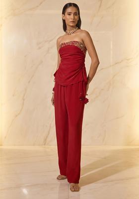 Red Handwork Fusion Set