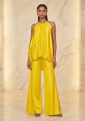Mustard Handwork Fusion Set