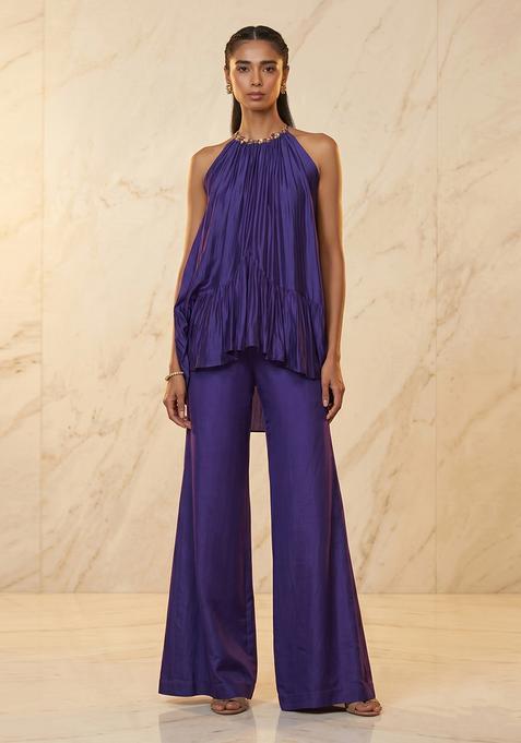 Purple Handwork Fusion Set