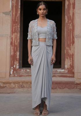 Light Grey Handwork Fusion Set