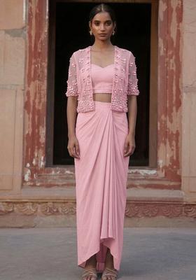 Pink Handwork Fusion Set