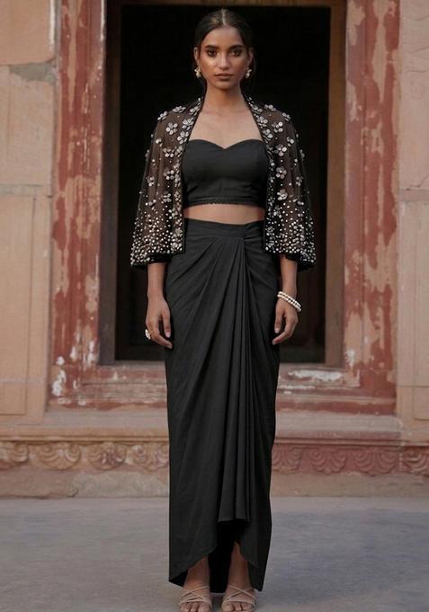 Black Handwork Fusion Set