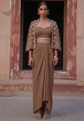 Brown Handwork Fusion Set