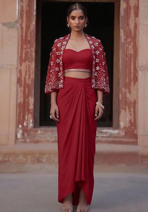 Cherry Red Handwork Fusion Set