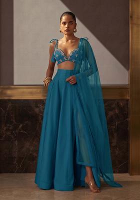 Steel Blue Embellished Fusion Set