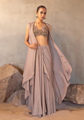 Dusty Rose Hand Work Fusion Set