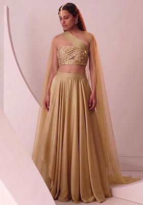 Gold Handwork Lehenga Set