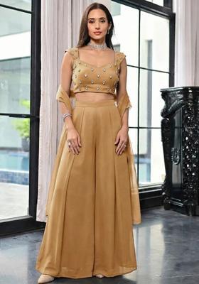 Gold Handwork Lehenga Set