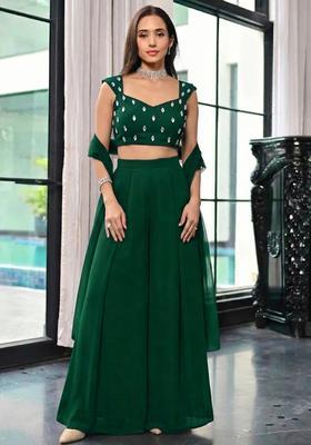 Dark Green Handwork Fusion Set
