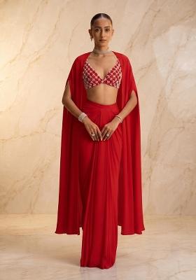 Bright Red Handwork Fusion Set