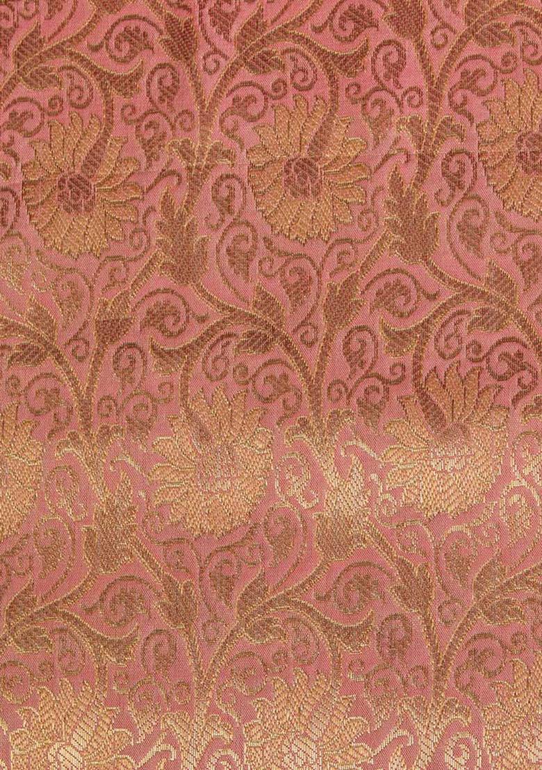 Peach Jacquard  Jacket Cords - Indya