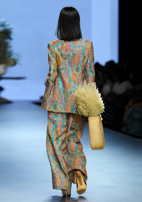 Light Blue Brocade Jacket Cords