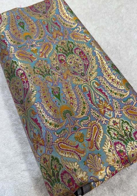 Light Blue Brocade Jacket Cords