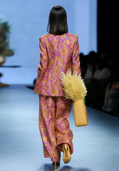 Light Purple Brocade Jacket Cords