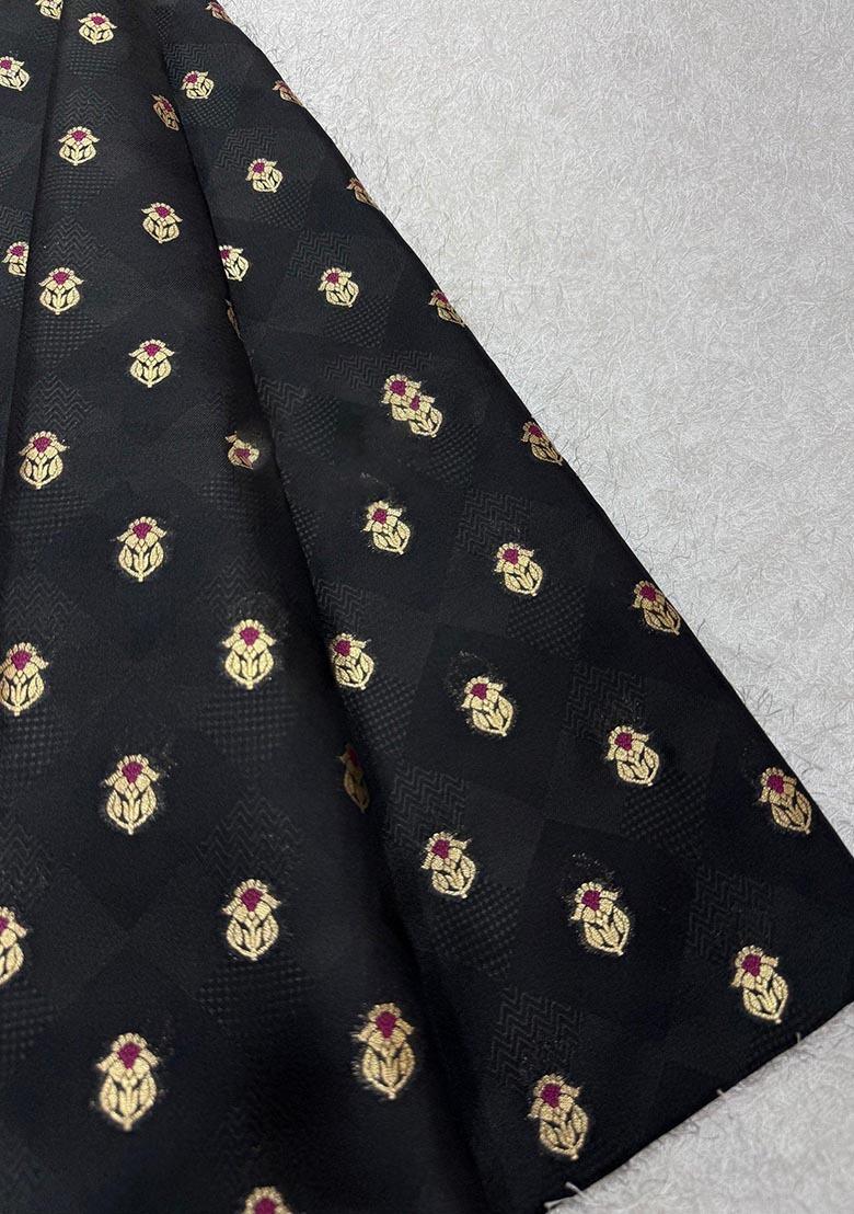 Black Brocade Jacket Cords