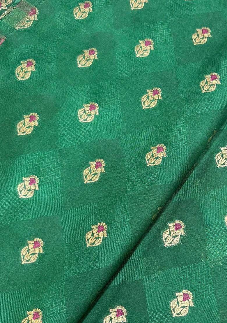 Green Brocade Jacket Cords