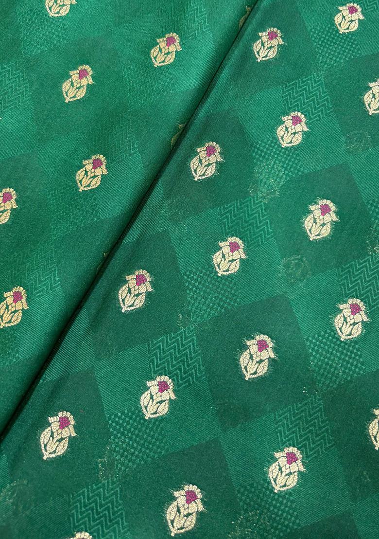 Green Brocade Jacket Cords