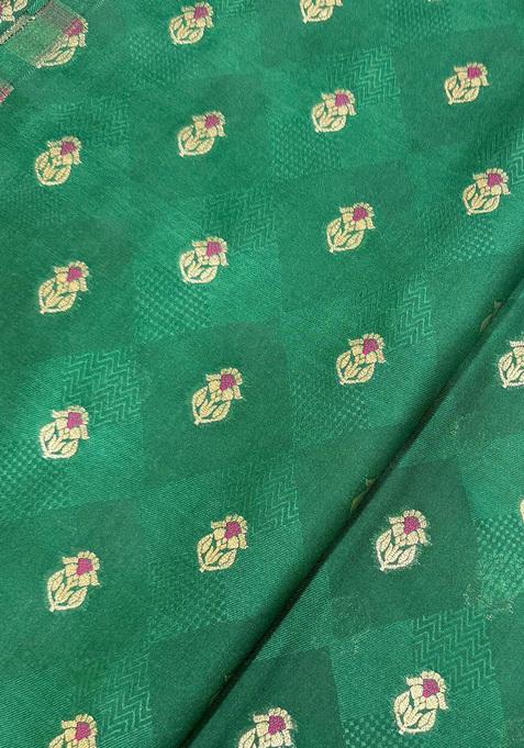 Green Brocade Jacket Cords