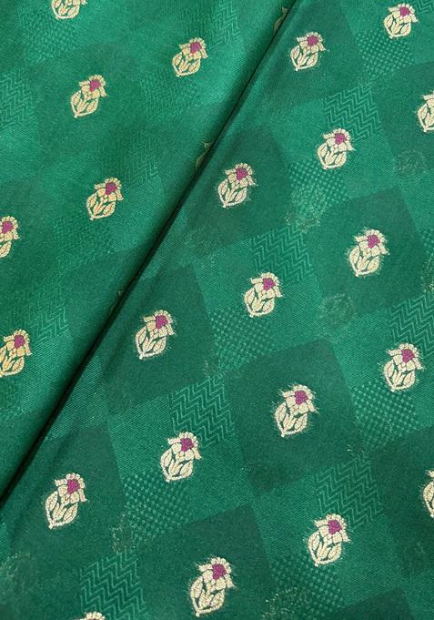 Green Brocade Jacket Cords