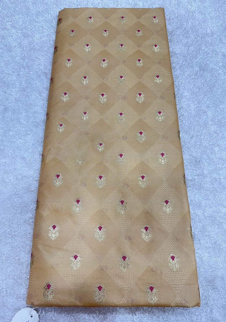 Beige Brocade Jacket Cords