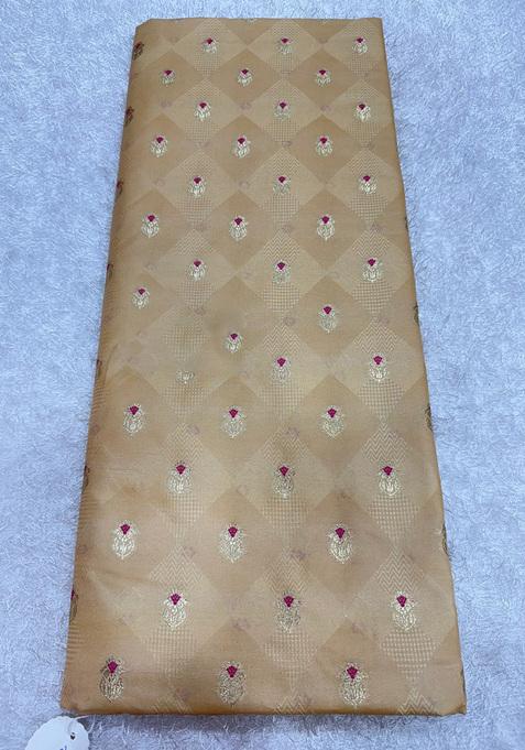 Beige Brocade Jacket Cords