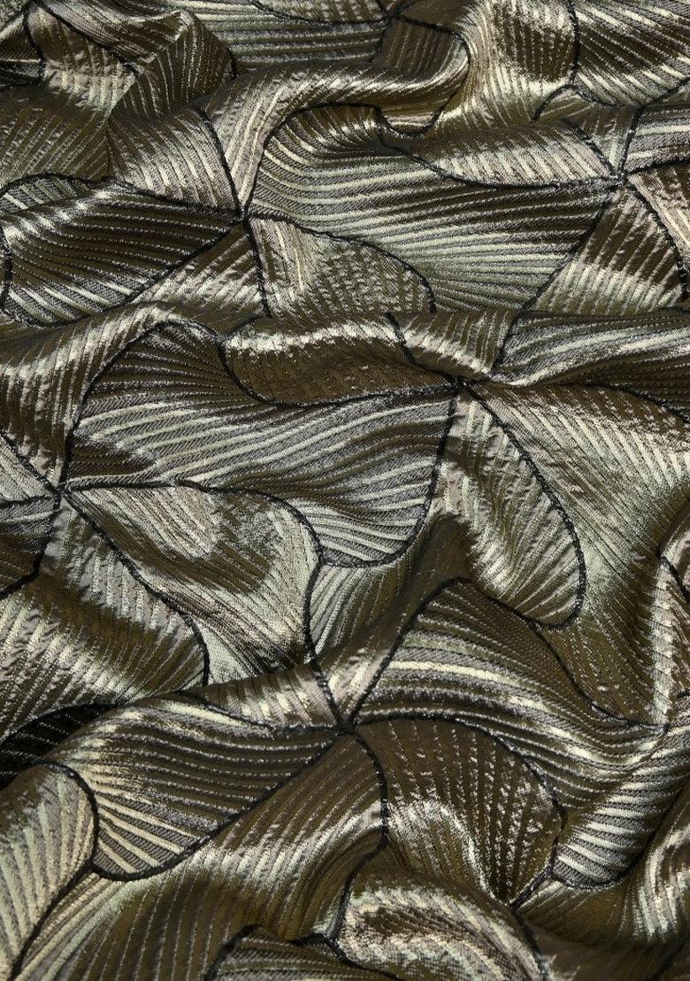 Golden Brocade Blazer Cords - Indya