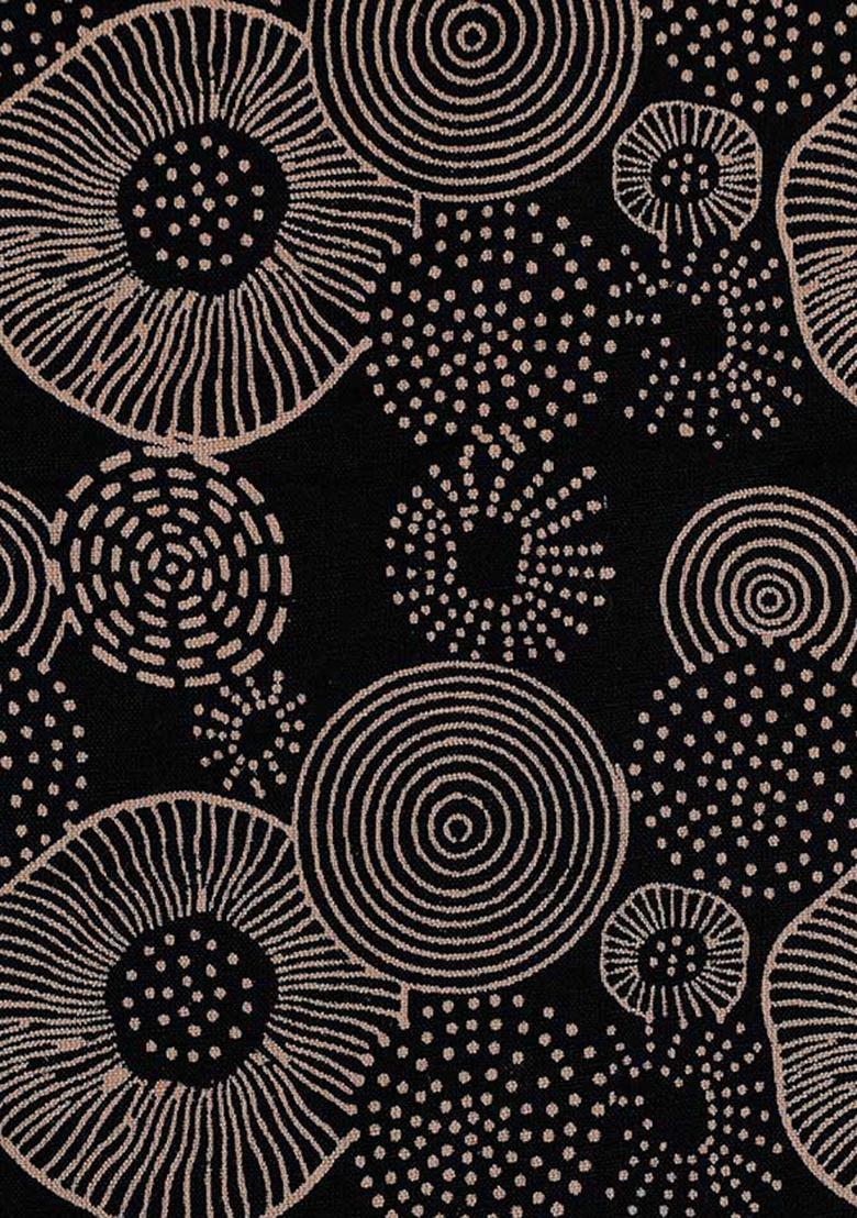 Black Printed Linen Blazer Co-Ord Set