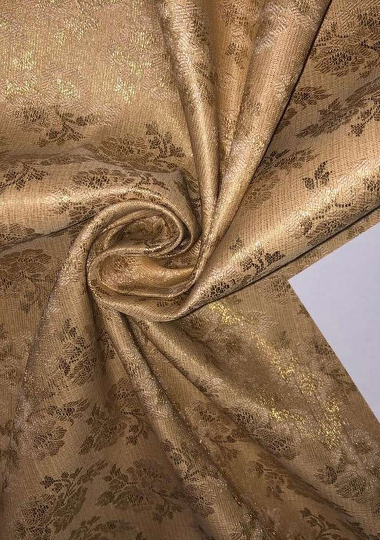 Golden Brocade Co-Ord Set - Indya