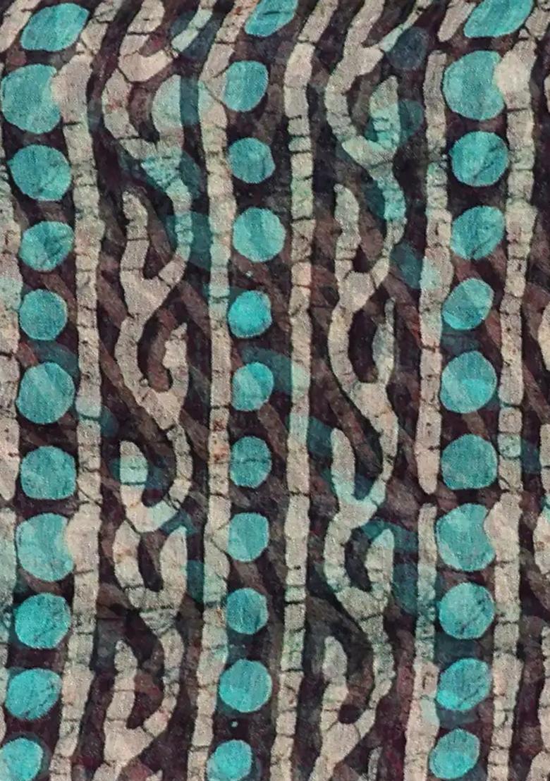 Multi Printed Chiffon Kurta Set - Indya