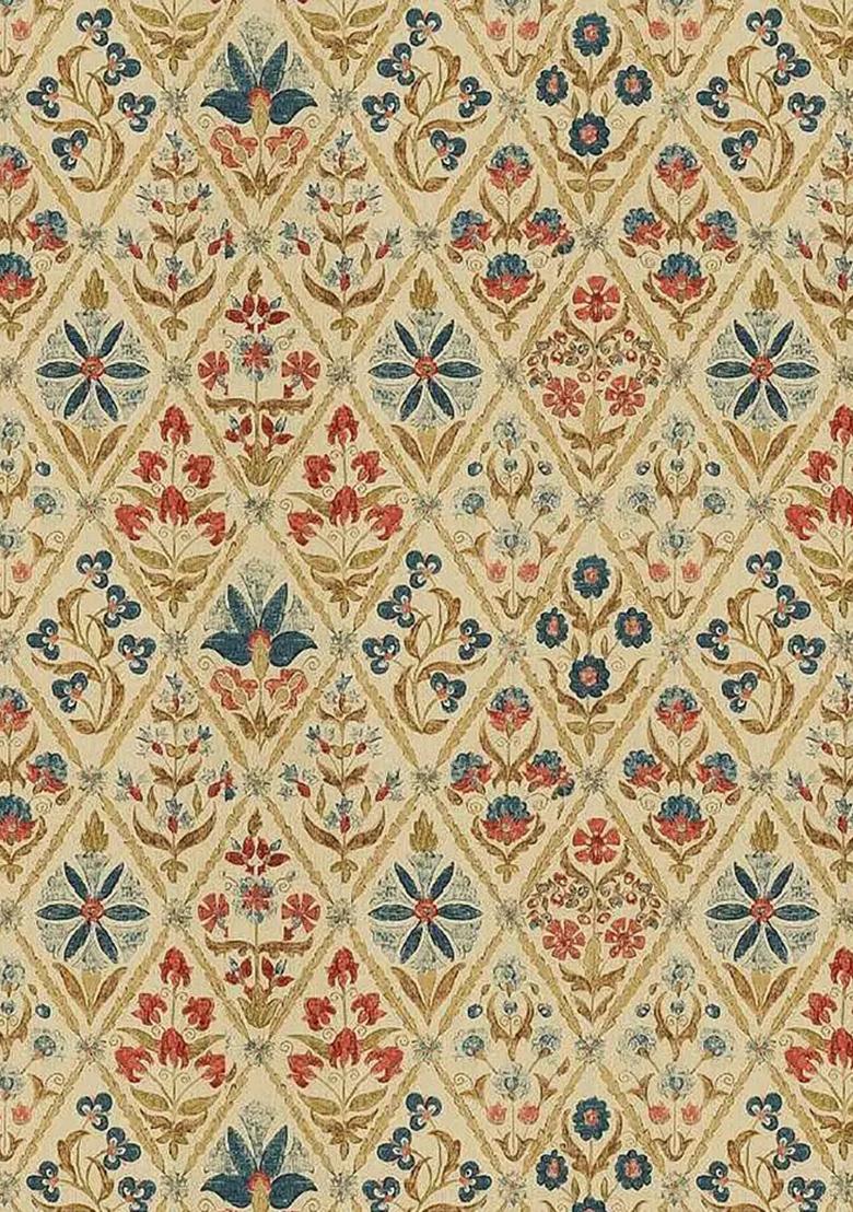 Beige Printed Chiffon Sharara Set - Indya