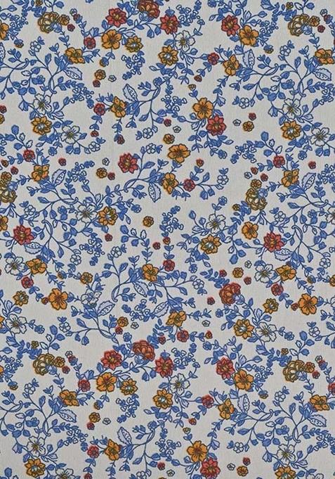 Multicolor Printed Georgette Kurta Set