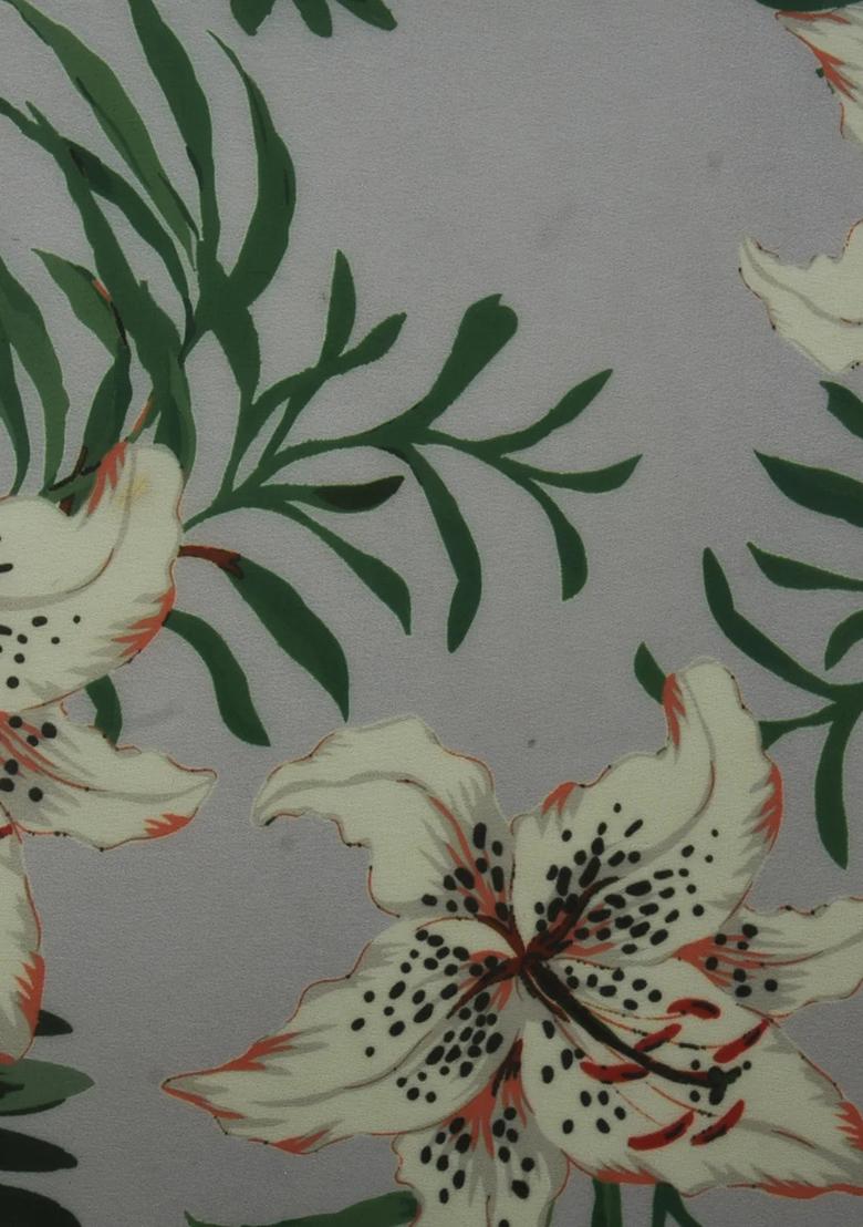 Multicolor Printed Georgette Anarkali Set - Indya